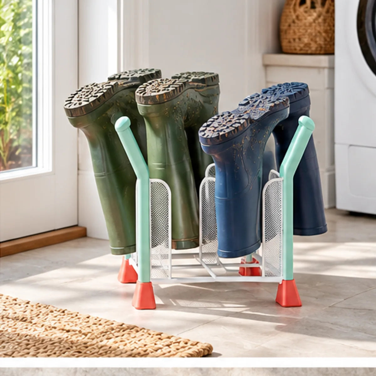 Boot and Glove Drying Stand — in use