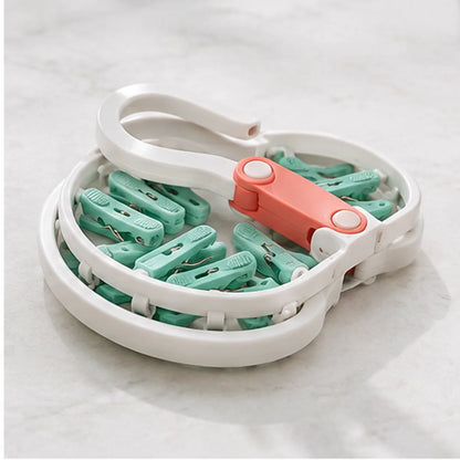 Foldable Sock Drying Hanger — function