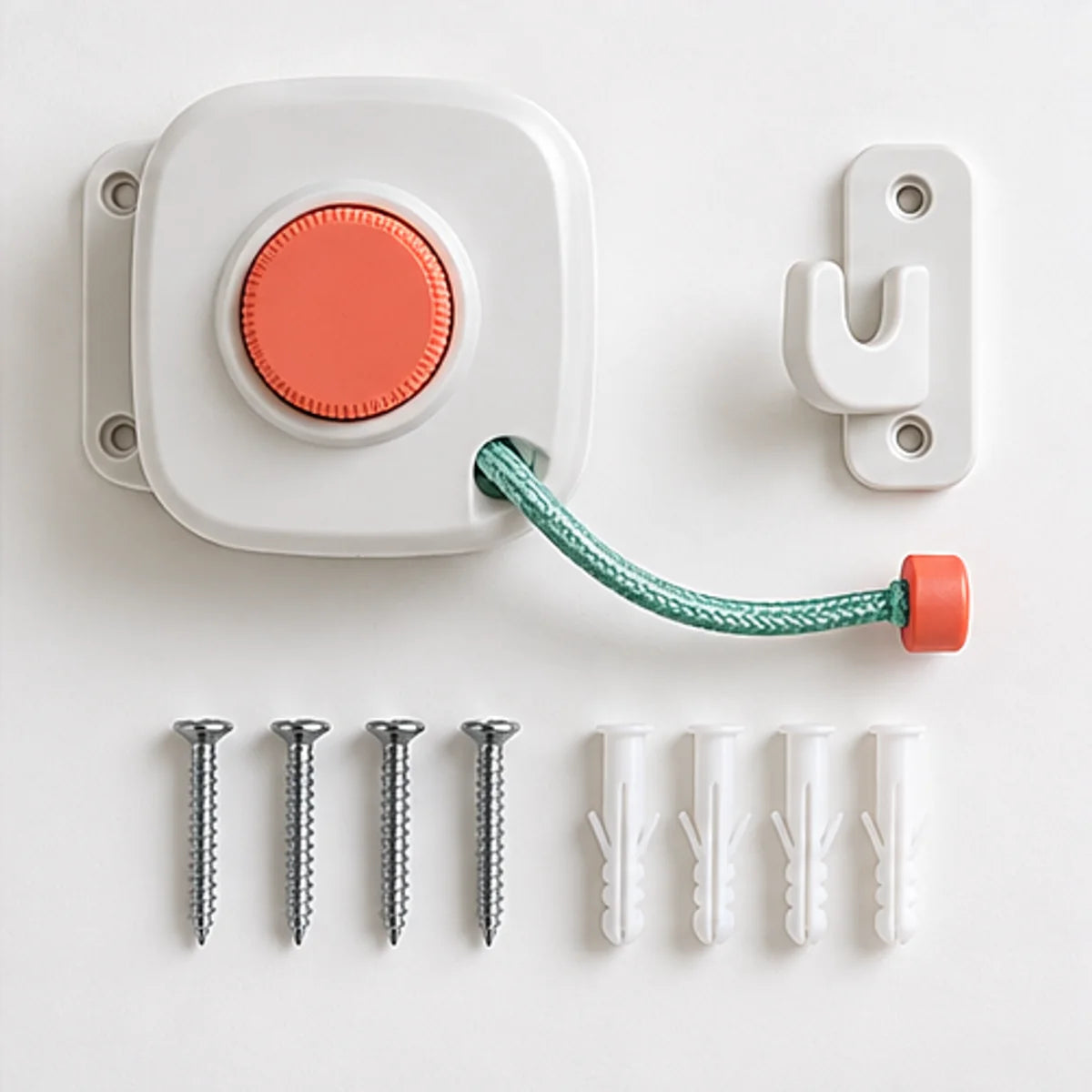 Retractable Indoor Clothesline — package contents