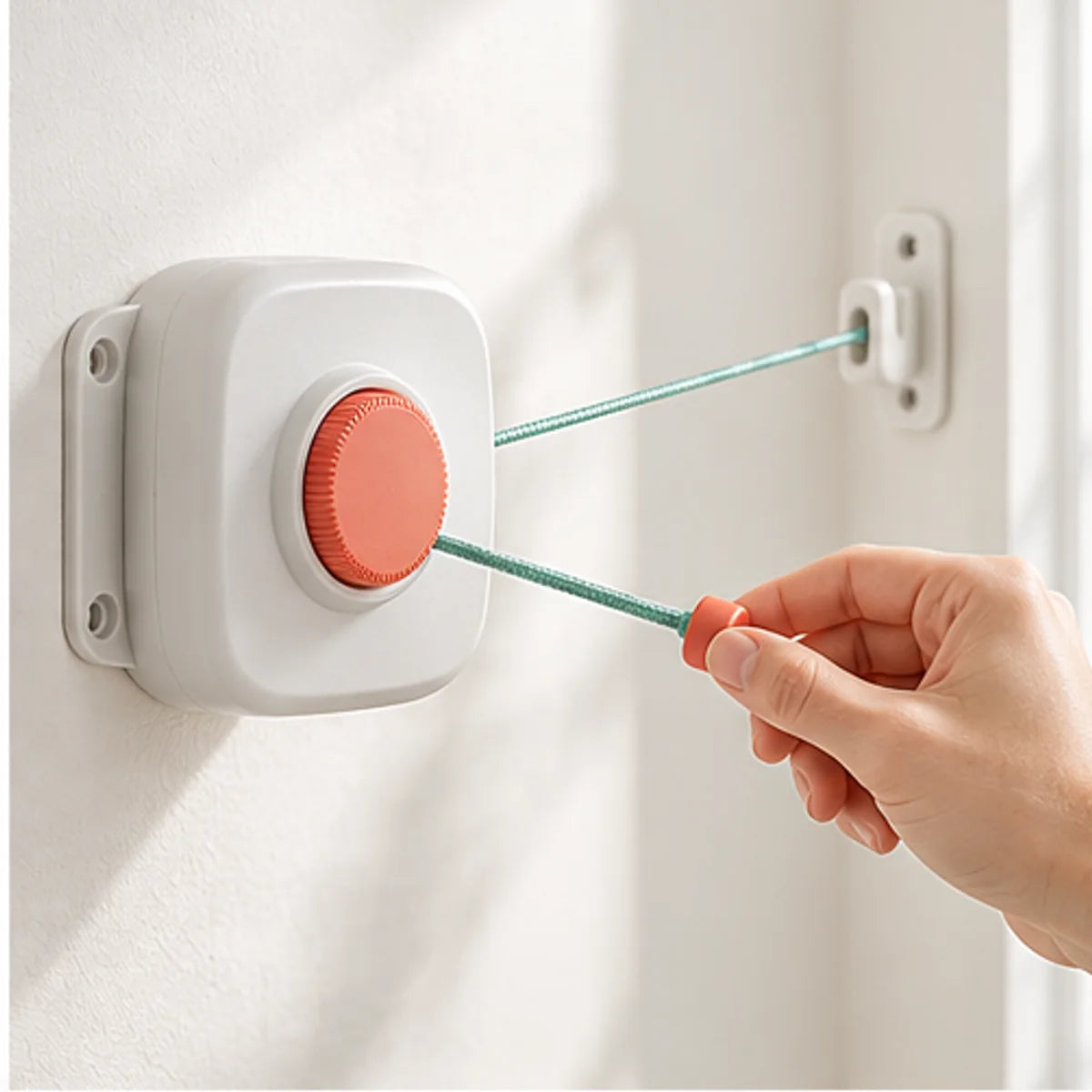 Retractable Indoor Clothesline — function